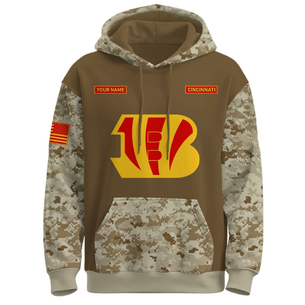 2025 Bengals US Marine Corps 250th Year Anniversary Hoodie 2025 Bengals US Marine Corps 250th Year Anniversary Hoodie