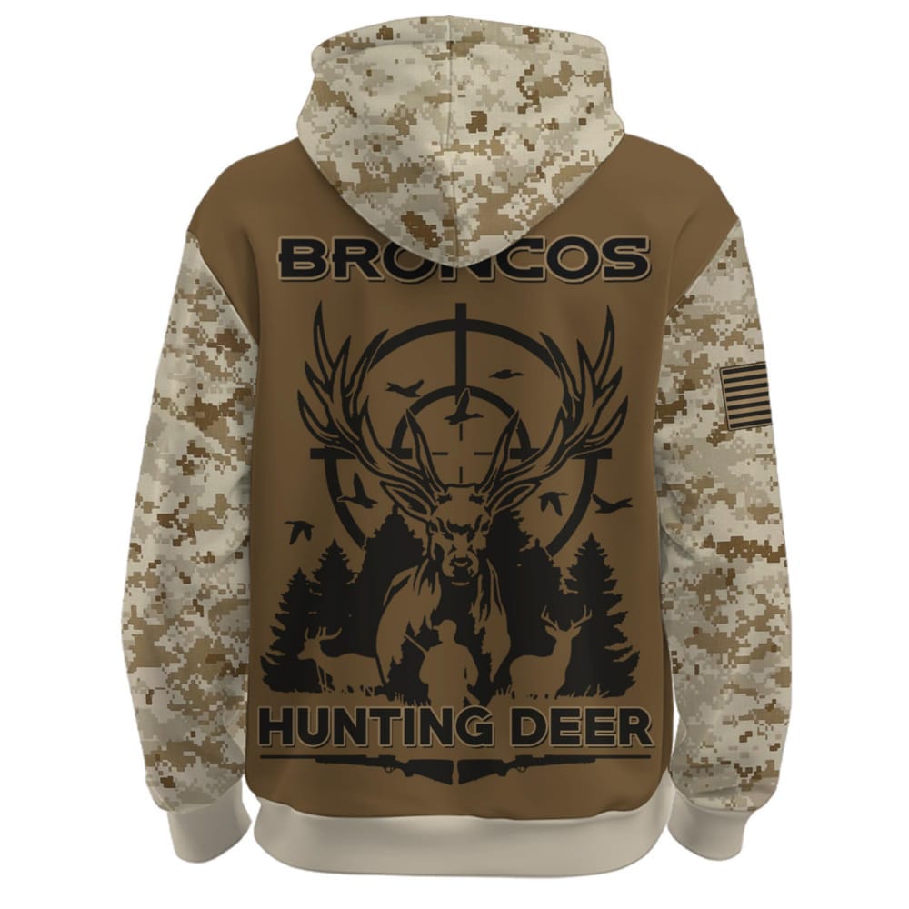 2025 Broncos Hunting Deer Hoodie 2025 Broncos Hunting Deer Hoodie