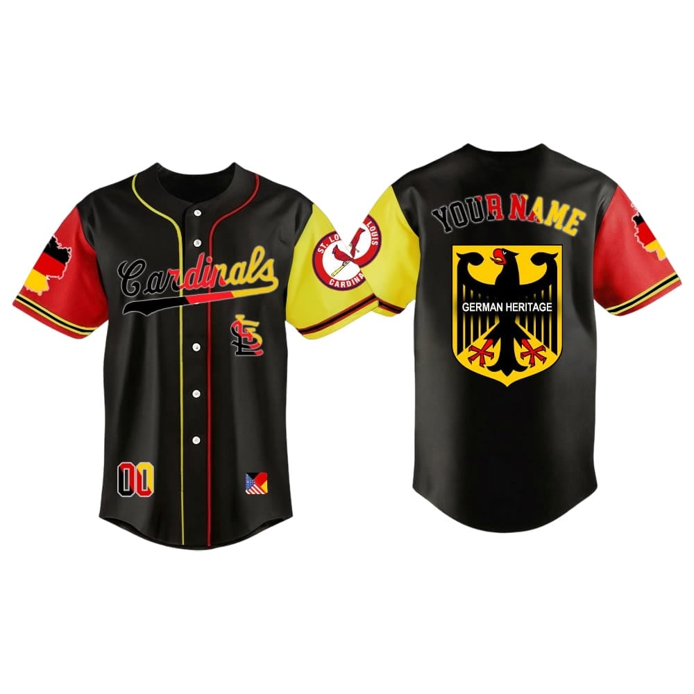 2025 Cardinals German Heritage Month Baseball Jersey 2025 Cardinals German Heritage Month Baseball Jersey