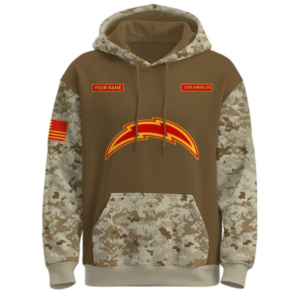 2025 Chargers US Marine Corps 250th Year Anniversary Hoodie