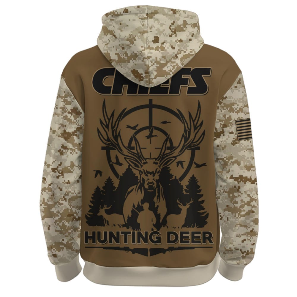 2025 Chiefs Hunting Deer Hoodie 2025 Chiefs Hunting Deer Hoodie