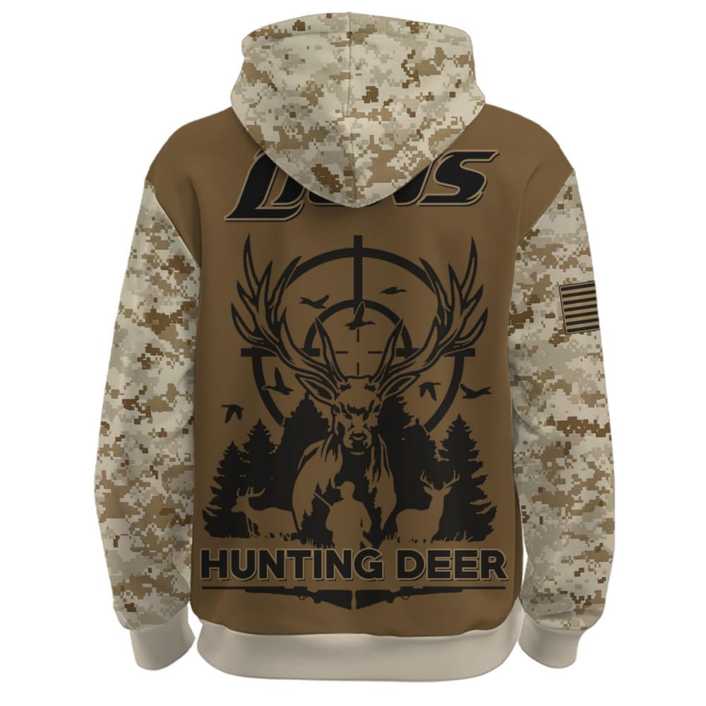 2025 Lions Hunting Deer Hoodie 2025 Lions Hunting Deer Hoodie