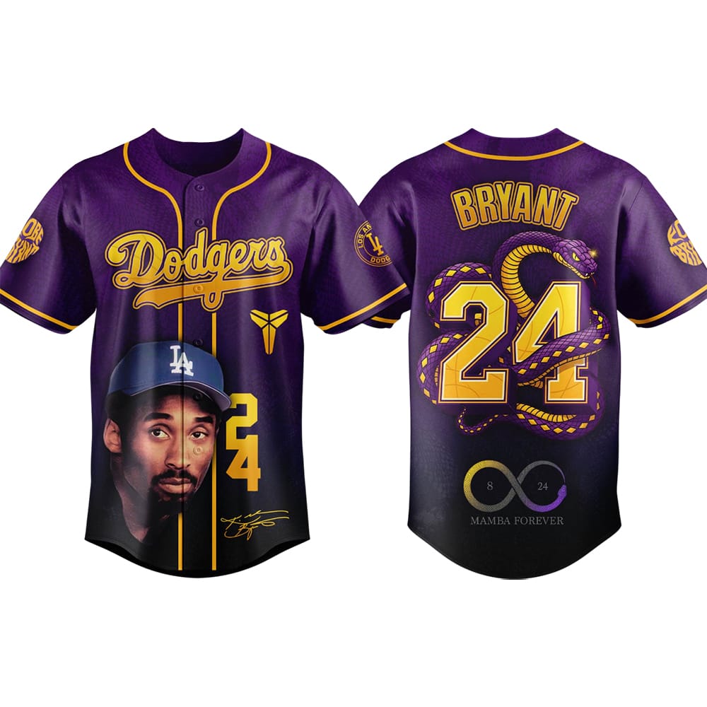 2025 Mamba Forever x Dodgers 24 Tribute Jersey 2025 Mamba Forever x Dodgers 24 Tribute Jersey