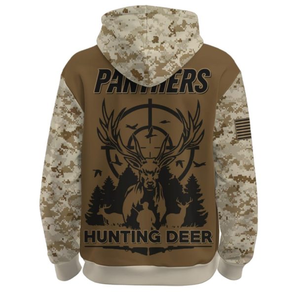 2025 Panthers Hunting Deer Hoodie