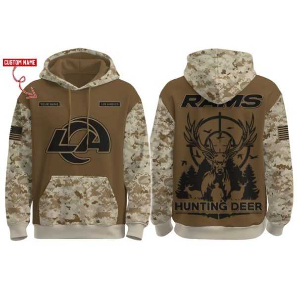 2025 Rams Hunting Deer Hoodie