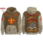 2025 Saints US Marine Corps 250th Year Anniversary Hoodie