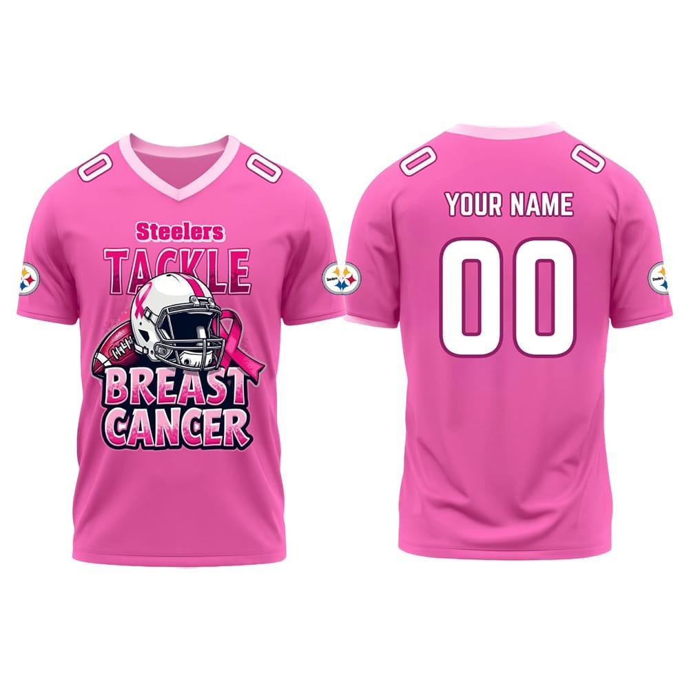 2025 Steelers Tackle Breast Cancer Jersey 2025 Steelers Tackle Breast Cancer Jersey