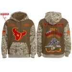 2025 Texans US Marine Corps 250th Year Anniversary Hoodie
