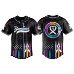 2025 Yankees Fight Cancer In All Colors Jersey