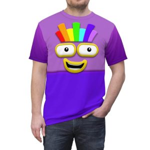 Number Seven Rainbows Blocks Costume Shirt