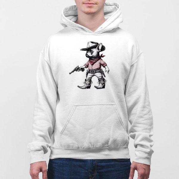 Funny French Bulldog Cowboy T-shirt