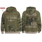49ers Veteran Day Hoodie 2025