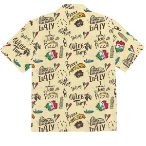 Italy Romantic Aloha Hawaiian Shirt 3
