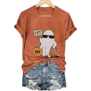 Halloween FDT Ghost Casual Tee
