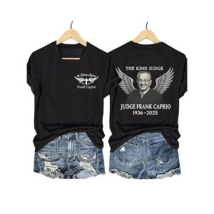 Frank Caprio In Loving Memory Pray Cross The Kind Judge Shirt