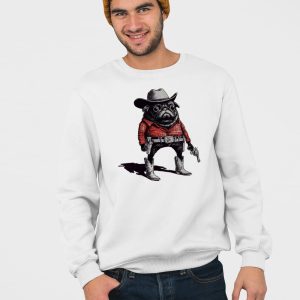 Pug Funny Cowboy T-shirt 4 Pug Funny Cowboy T shirt 5