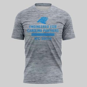 2025 Engineered For Carolina Panthers NFC South Shirt1