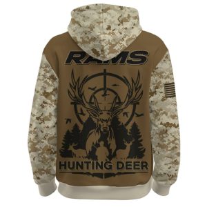 2025 Rams Hunting Deer Hoodie2
