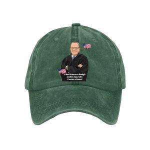 Frank Caprio I Don't Wear A Badge Under My Robe I Wear A Heart Print Baseball Cap