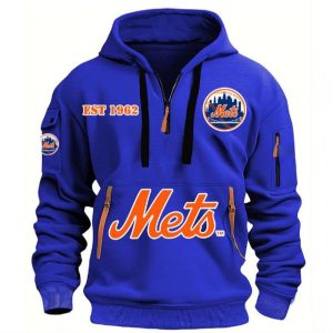 Personalized Mets Est 1962 Hoodie Half Zipper1