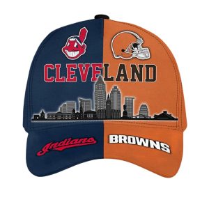 Indians x Browns Skyline Classic Cap