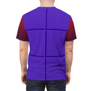 Number Six Purple Blocks Costume Shirt 1 Number Six Purple Blocks Costume Shirt1