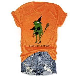 Slut For October Tee