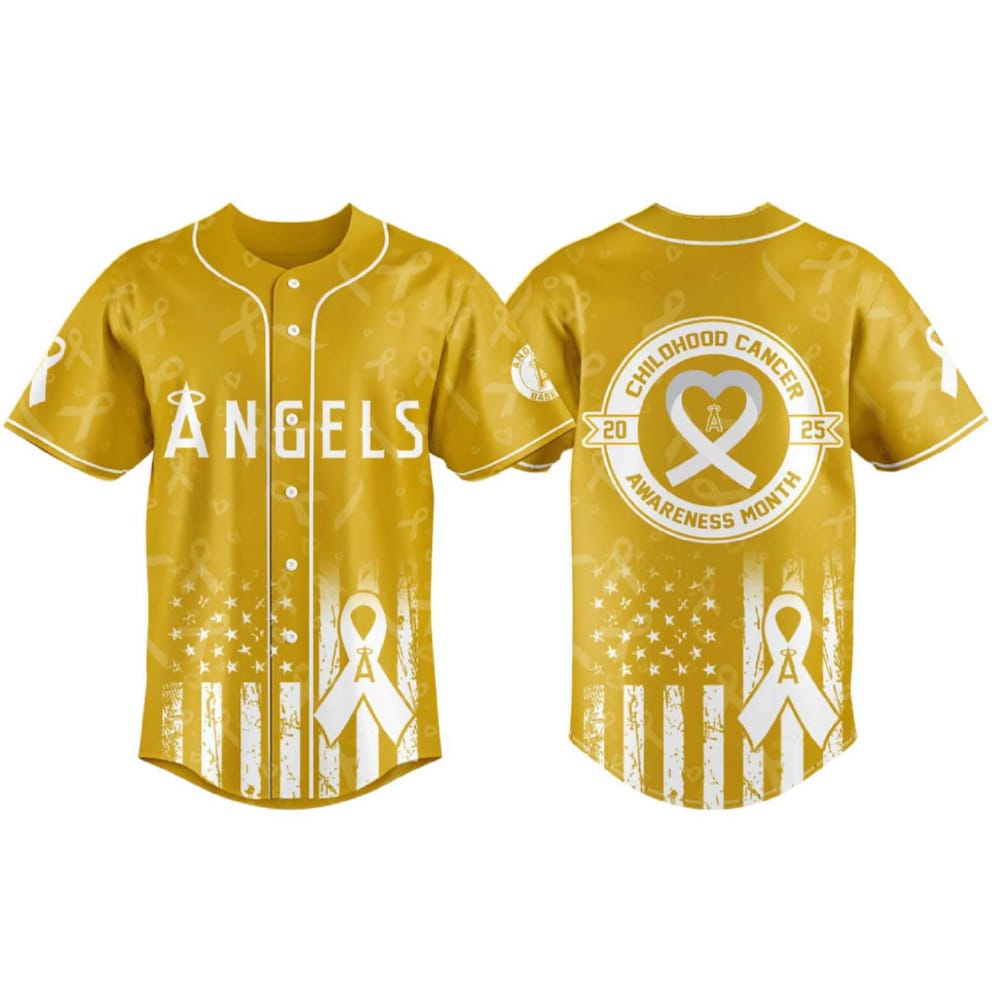 Angels Childhood Cancer Awareness Month 2025 Jersey Angels Childhood Cancer Awareness Month 2025 Jersey