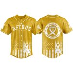 Astros Childhood Cancer Awareness Month 2025 Jersey