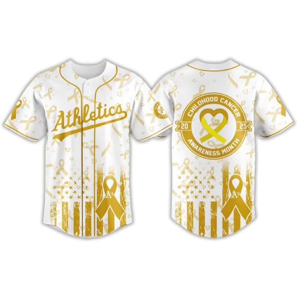 Athletics Childhood Cancer Awareness Month 2025 Jersey