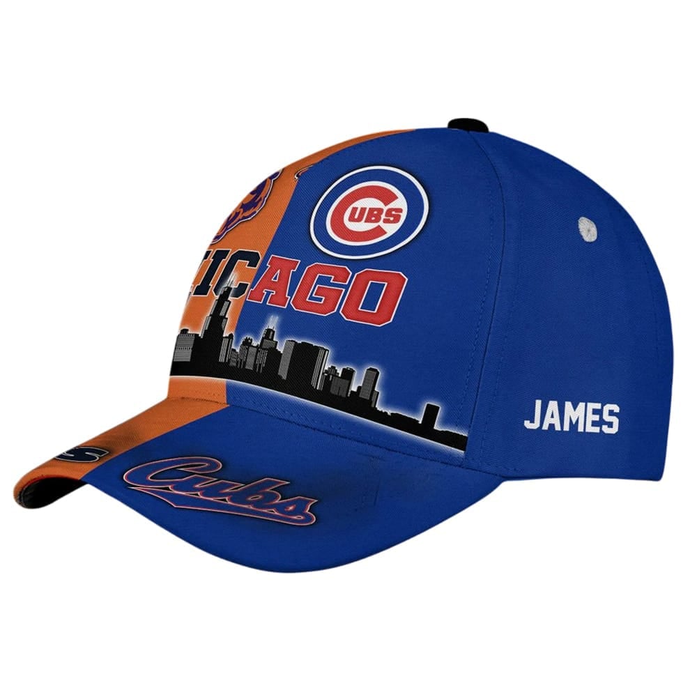 Bears x Cubs Teams Chicago Skyline Classic Cap Bears x Cubs Teams Chicago Skyline Classic Cap