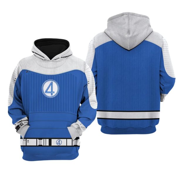 Ben Grimm Thing Fantastic Four First Steps Costume Hoodie Joggers