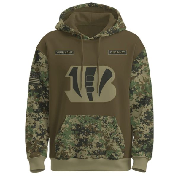 Bengals US Army 250th Birthday Celebration Hoodie 2025