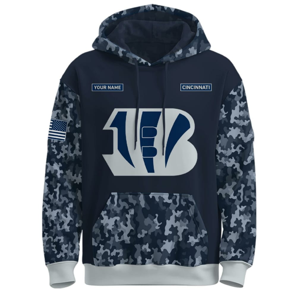 Bengals US Navy 250th Birthday Celebration Hoodie 2025 Bengals US Navy 250th Birthday Celebration Hoodie 2025