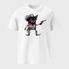 Black Pug Funny Cowboy T-shirt