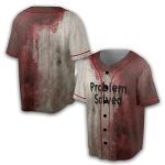 Bloody Problem Solved Halloween Print Jersey