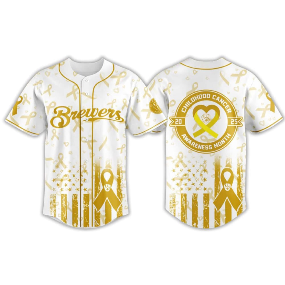 Brewers Childhood Cancer Awareness Month 2025 Jersey Brewers Childhood Cancer Awareness Month 2025 Jersey