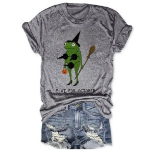 Slut For October Tee1