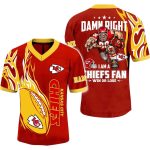 Chiefs Damn Right I Am A Chiefs Fan Win Or Lose Football Jersey