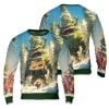 Christmas Tree Monster Ugly Christmas Sweater