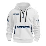 Cowboys Est 1960 Quarter Zip Hoodie