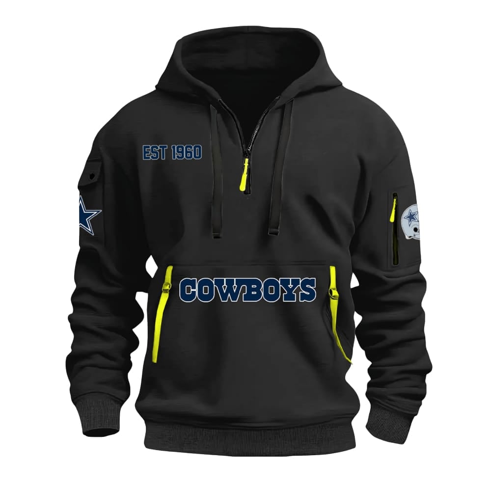 Cowboys Est 1960 Quarter Zip Hoodie Cowboys Est 1960 Quarter Zip Hoodie
