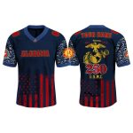 Crimson Tide US USMC 250th Birthday Jersey