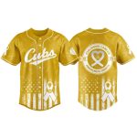 Cubs Childhood Cancer Awareness Month 2025 Jersey