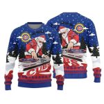 Cubs Funny DJ Santa Ugly Christmas Sweater