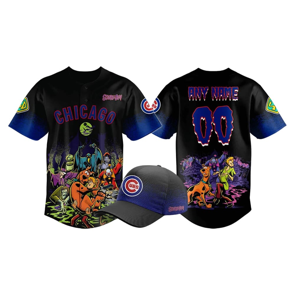 Cubs ScooBy Doo Night Halloween Jersey 2025 Cubs ScooBy Doo Night Halloween Jersey 2025