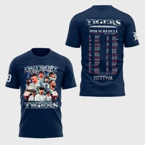 2026 Schedule Tigers Shirt