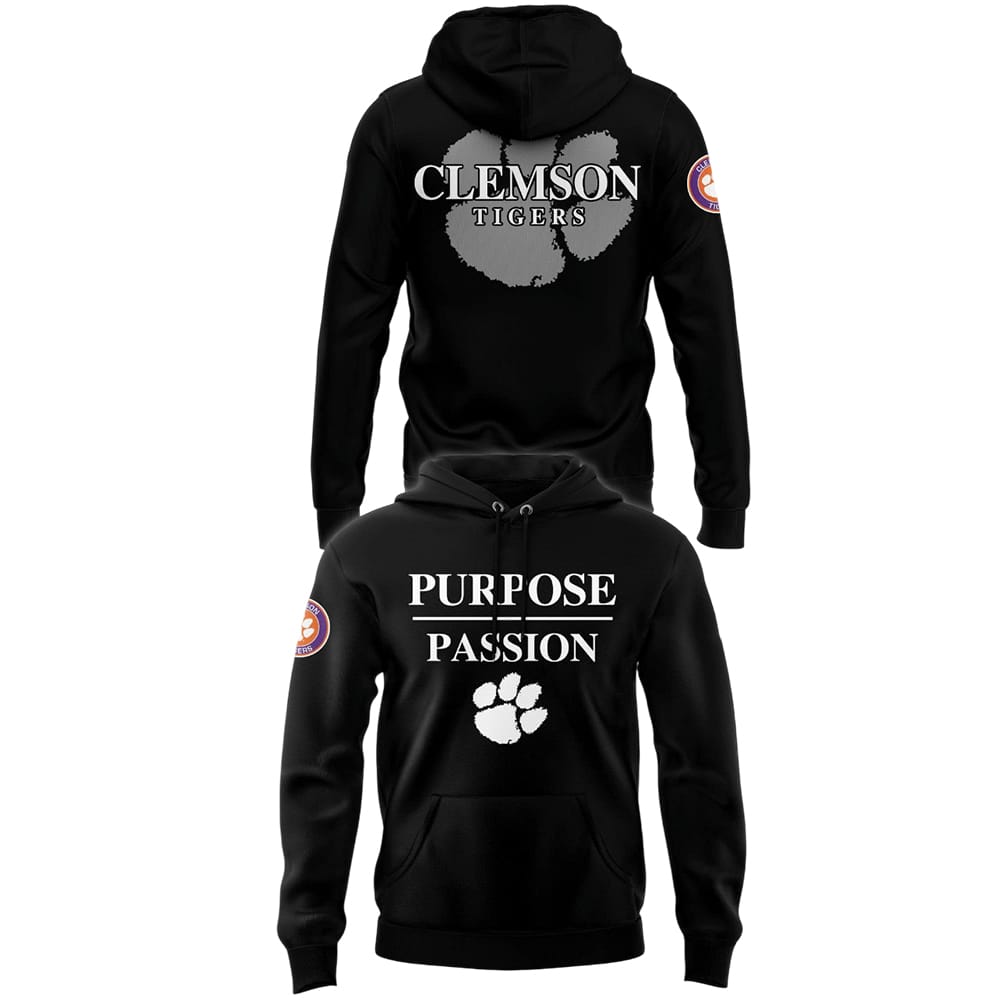 Dabo Swinney Clemson Tigers Purpose Passion Hoodie 2025 Dabo Swinney Clemson Tigers Purpose Passion Hoodie 2025