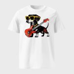 Dachshund Rocker Vintage T-shirt