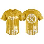 Dodgers Childhood Cancer Awareness Month 2025 Jersey